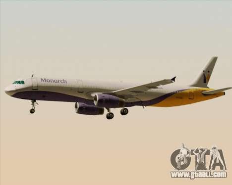 Airbus A321-200 Monarch Airlines for GTA San Andreas