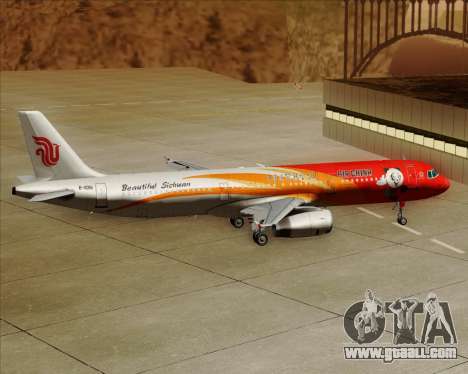 Airbus A321-200 Air China (Beautiful Sichuan) for GTA San Andreas