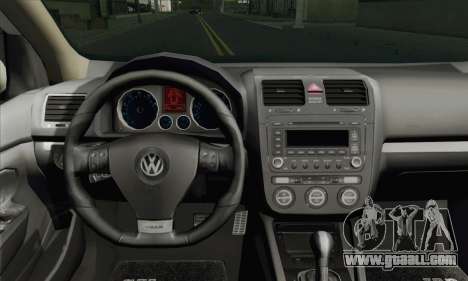 Volkswagen Golf V for GTA San Andreas