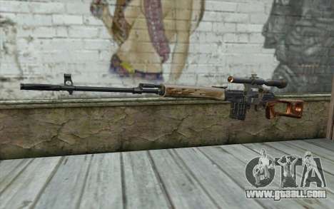 Sniper Rifle Dragunov for GTA San Andreas