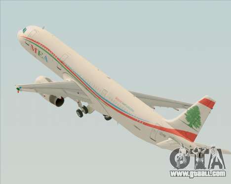 Airbus A321-200 Middle East Airlines (MEA) for GTA San Andreas