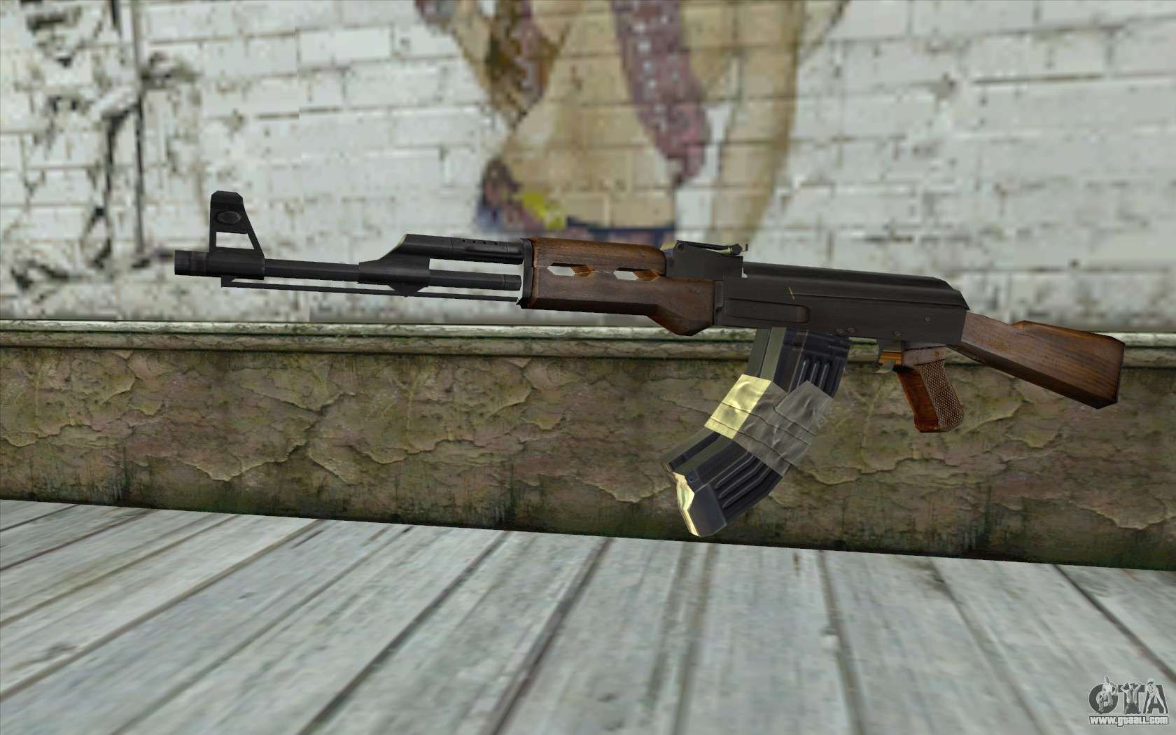 AK47 from Firearms v2 for GTA San Andreas