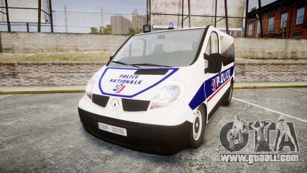 Renault Trafic Police Nationale for GTA 4