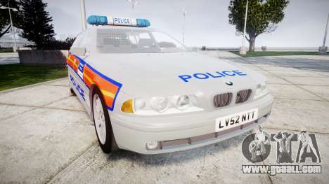 BMW 525i E39 Touring Police [ELS] JSTV for GTA 4