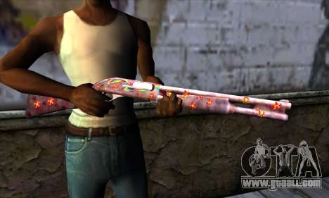 Chromegun v2 Color coloring for GTA San Andreas