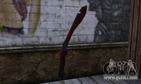 Bloody Machete from Far Cry for GTA San Andreas