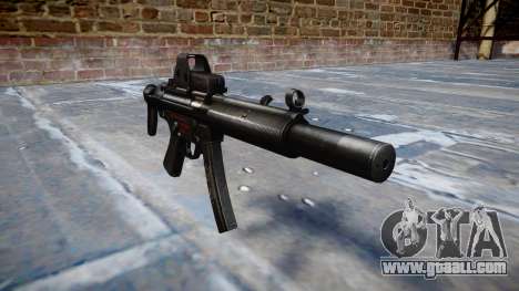 Gun MP5SD EOTHS CS b target for GTA 4