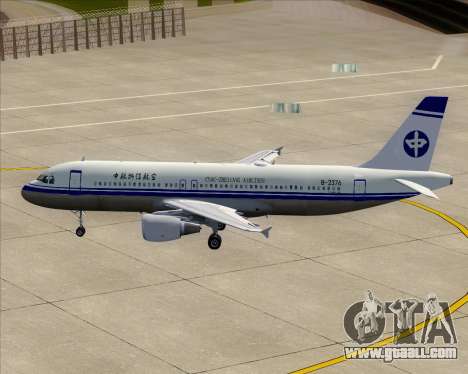 Airbus A320-200 CNAC-Zhejiang Airlines for GTA San Andreas