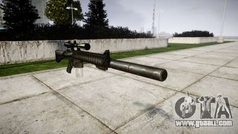 American sniper rifle SR-25 for GTA 4