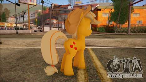 Applejack from My Little Pony for GTA San Andreas