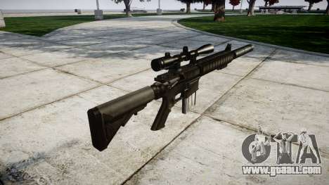 American sniper rifle SR-25 for GTA 4