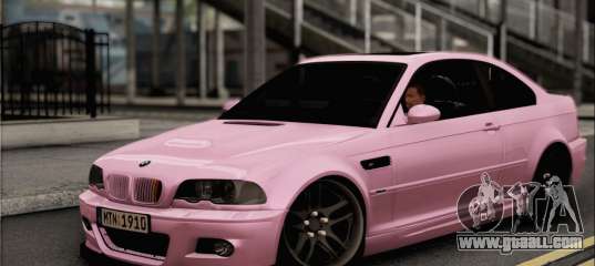 BMW M3 E46 StanceWork for GTA San Andreas