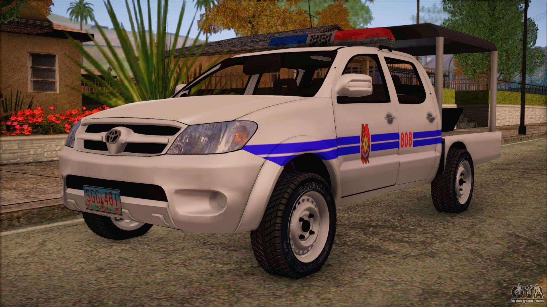 Toyota HiLux Philippine Police Car 2010 for GTA San Andreas