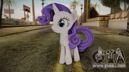 Rarity from My Little Pony for GTA San Andreas
