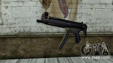 Retextured MP5 for GTA San Andreas