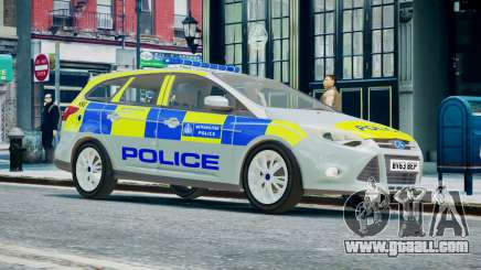 Met Police Ford Focus Estate IRV ELS 8 2013 for GTA 4