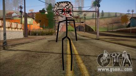 Skin de Meme Troll Golpiado for GTA San Andreas