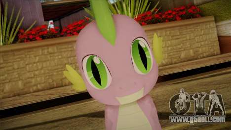 Spike from My Little Pony for GTA San Andreas