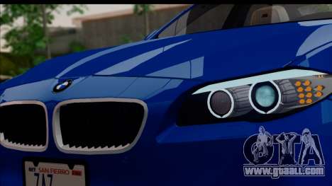 BMW M5 F10 2012 for GTA San Andreas