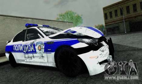 BMW M5 E60 POLICIJA for GTA San Andreas