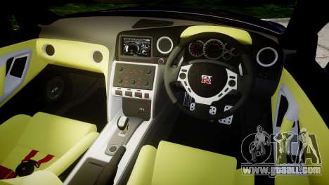 Nissan GT-R R35 2012 for GTA 4