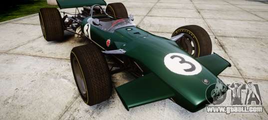 Lotus Type 49 1967 [RIV] PJ3-4 for GTA 4