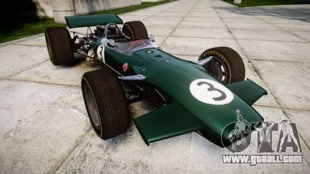 Lotus Type 49 1967 [RIV] PJ3-4 for GTA 4