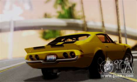 Chevrolet Camaro Mk.II for GTA San Andreas