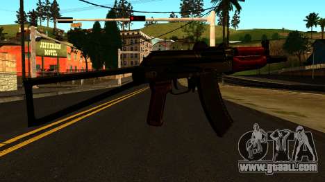 Dark AKS-74U v1 for GTA San Andreas
