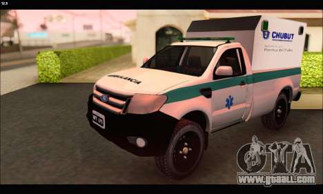 Ford Ranger 2013 Ambulancia Chubut for GTA San Andreas