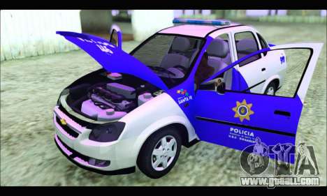 Chevrolet Corsa Classic Policia de Santa Fe for GTA San Andreas