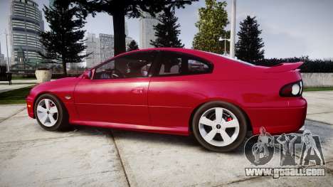 Pontiac GTO 2006 18in wheels for GTA 4