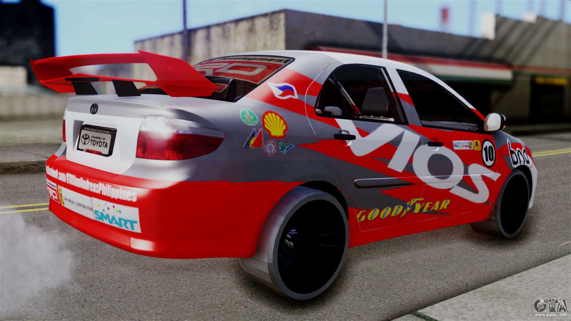 Toyota Vios TRD Racing V2 For GTA San Andreas