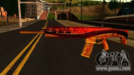 New Year's Eve Assault Rifle for GTA San Andreas