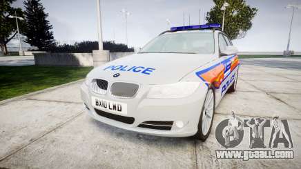 BMW 325d E91 2010 Metropolitan Police [ELS] for GTA 4