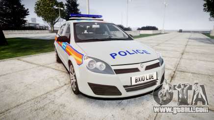 Vauxhall Astra 2010 Police [ELS] Whelen Liberty for GTA 4
