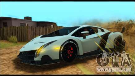 Lamborghini Veneno 2013 HQ for GTA San Andreas