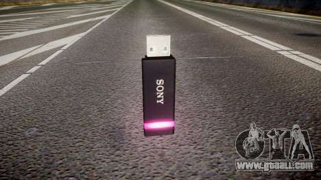 USB flash drive Sony purple for GTA 4