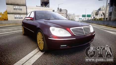 Mercedes-Benz S600 W220 for GTA 4