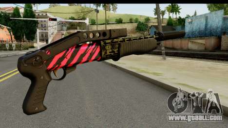 Red Tiger Combat Shotgun for GTA San Andreas