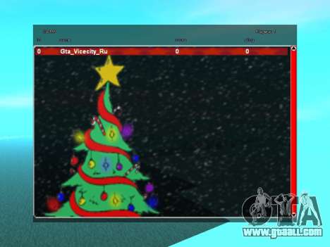SampGUI Christmas atmosphere for GTA San Andreas