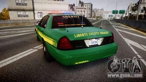 Ford Crown Victoria Sheriff [ELS] green for GTA 4