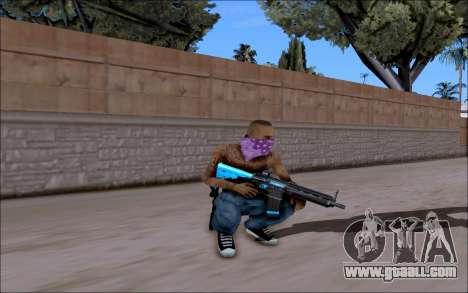 Blueline Gun Pack for GTA San Andreas