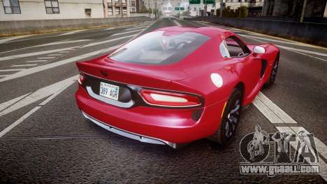 Dodge Viper SRT 2012 for GTA 4