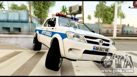 Toyota Hilux Georgia Police for GTA San Andreas