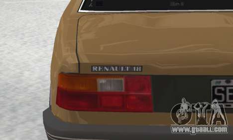 Renault 18 for GTA San Andreas