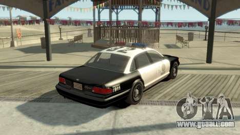 GTA V Vapid Stanier Police Cruiser for GTA 4