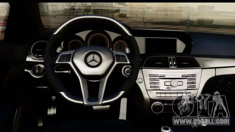 Mercedes-Benz C63 AMG 2012 Black Series for GTA San Andreas