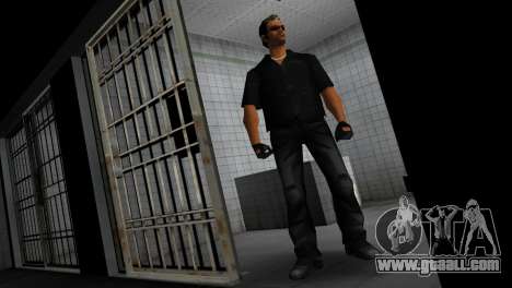 Tommy In Black for GTA Vice City