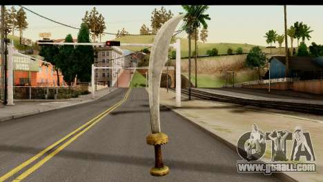 Scimitar Sword From Skyrim for GTA San Andreas